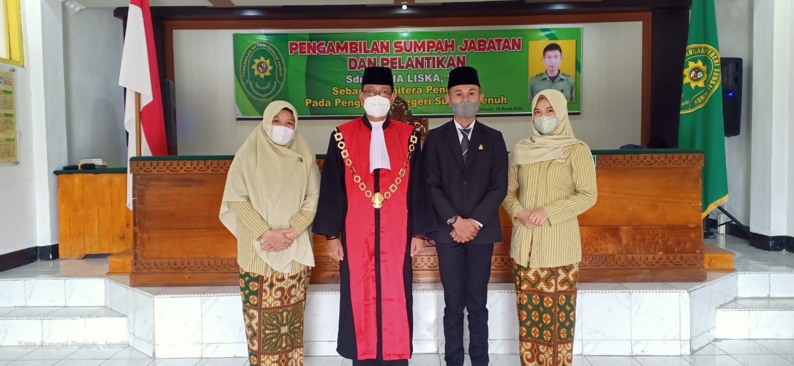 Pengambilan Sumpah Jabatan dan Pelantikan Sdr. Ponia Liska, SH